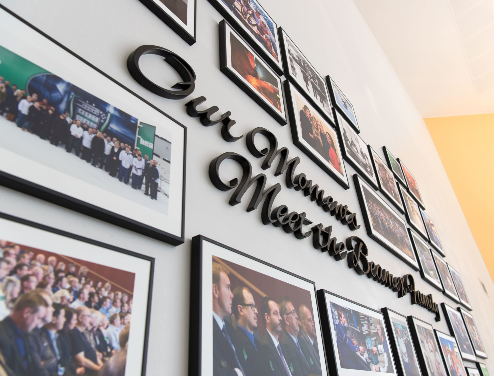 Beamex photo wall