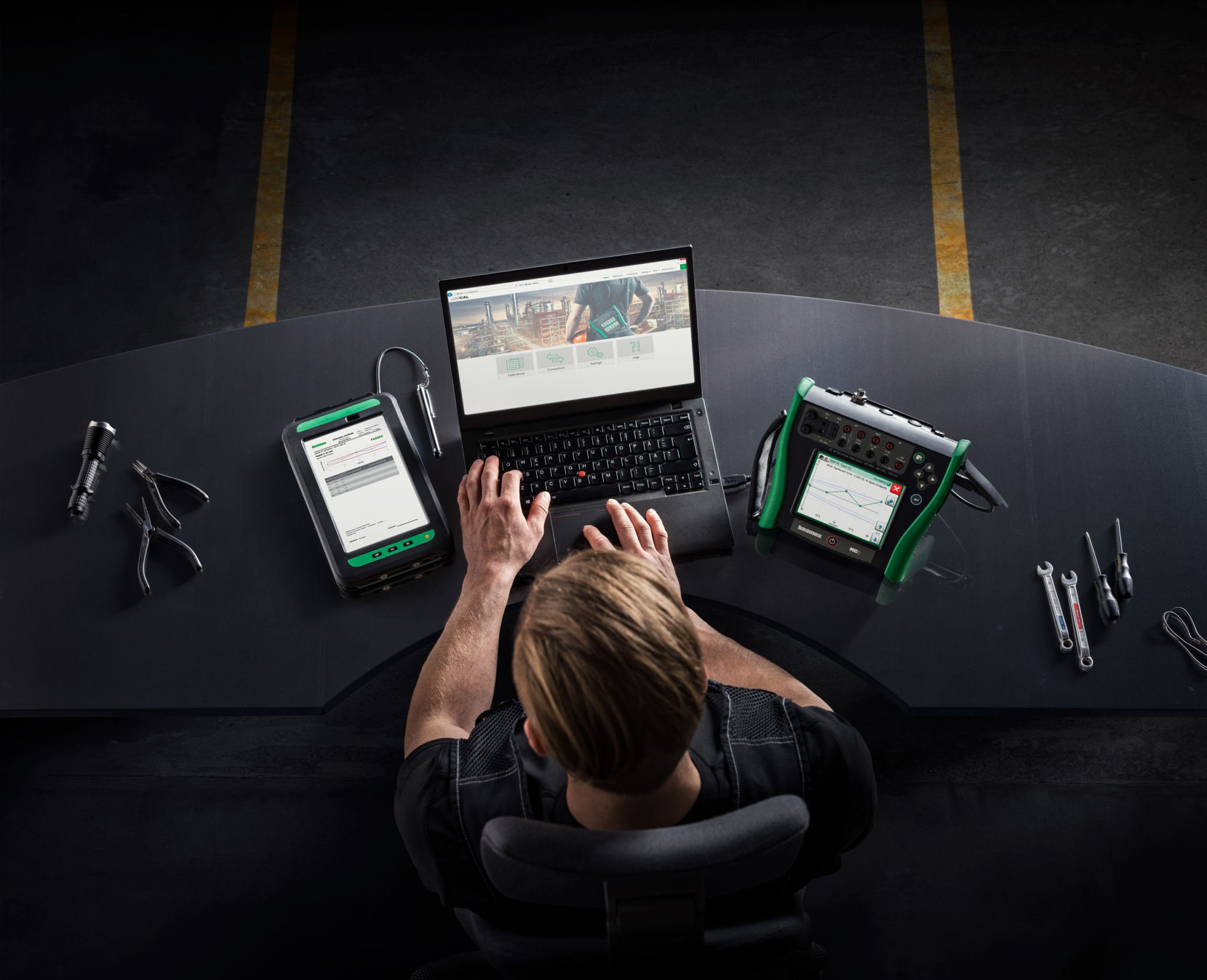 Digital flow of calibration data- Beamex Logical calibration software