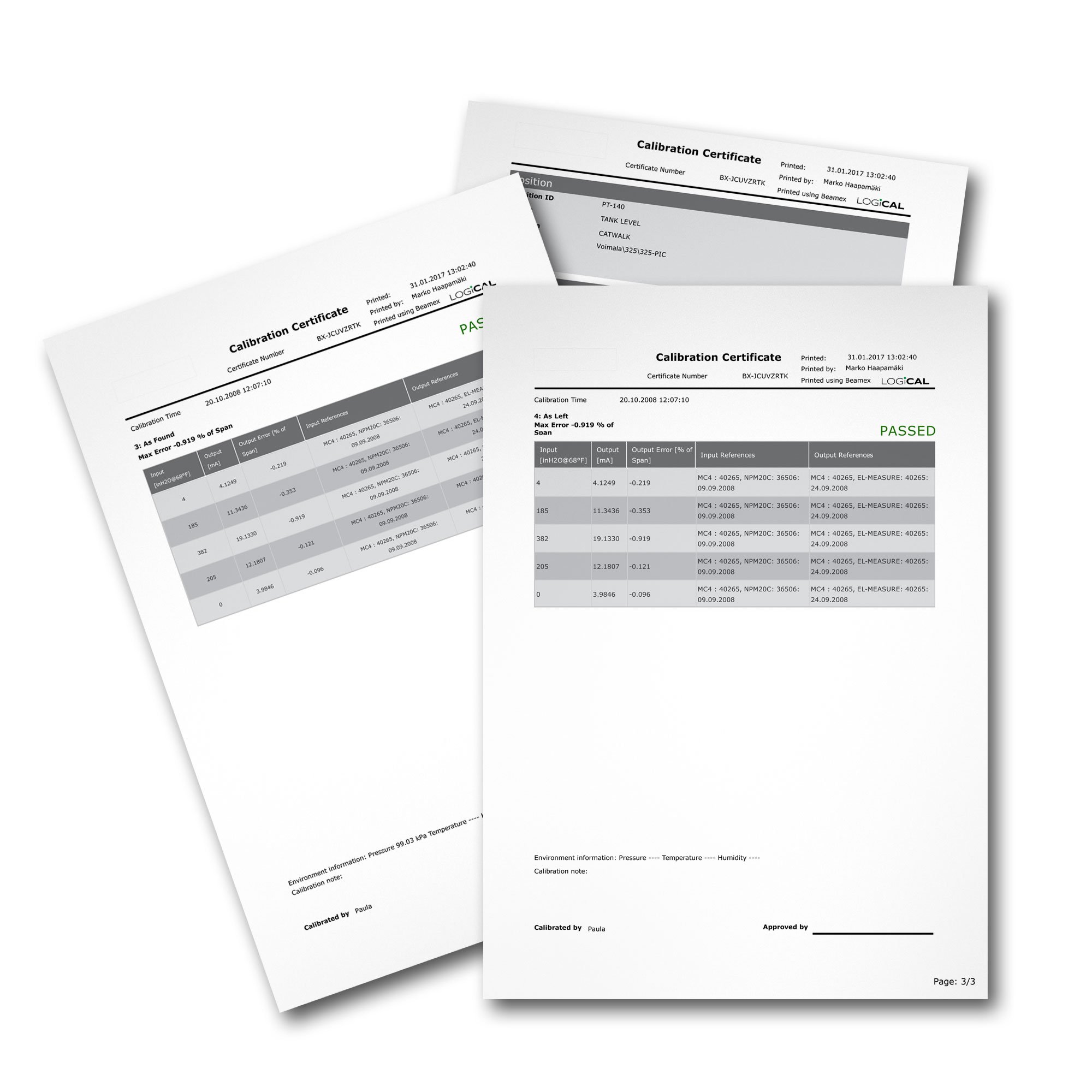 Cloud based calibration software - Beamex LOGiCAL