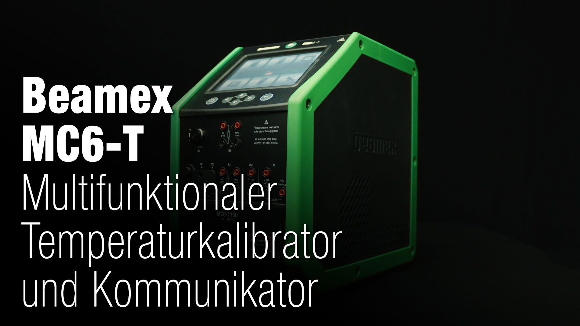 Beamex MC6 Multifunktionaler Temperaturkalibrator und Kommunikator