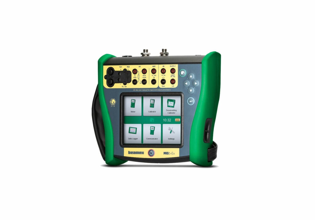 MC6-Ex is a multifunctional, intrinsically-safe field calibrator and communicator