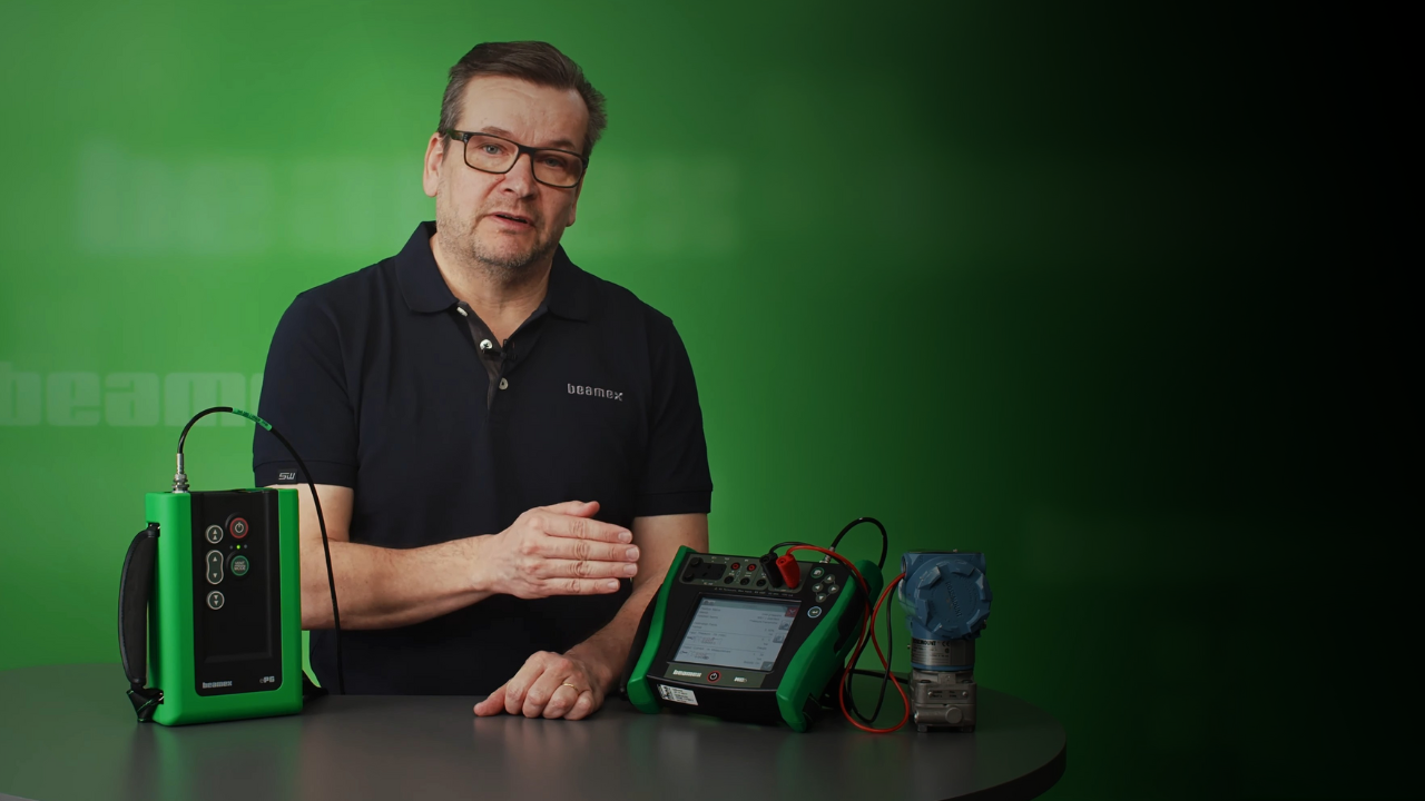 How to calibrate a pressure transmitter using Beamex ePG electric pump
