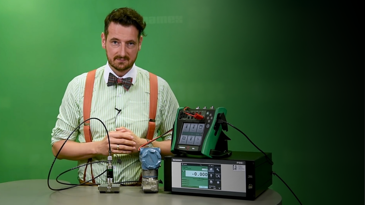 Pressure calibration with Beamex POC8 Automatic Pressure controller