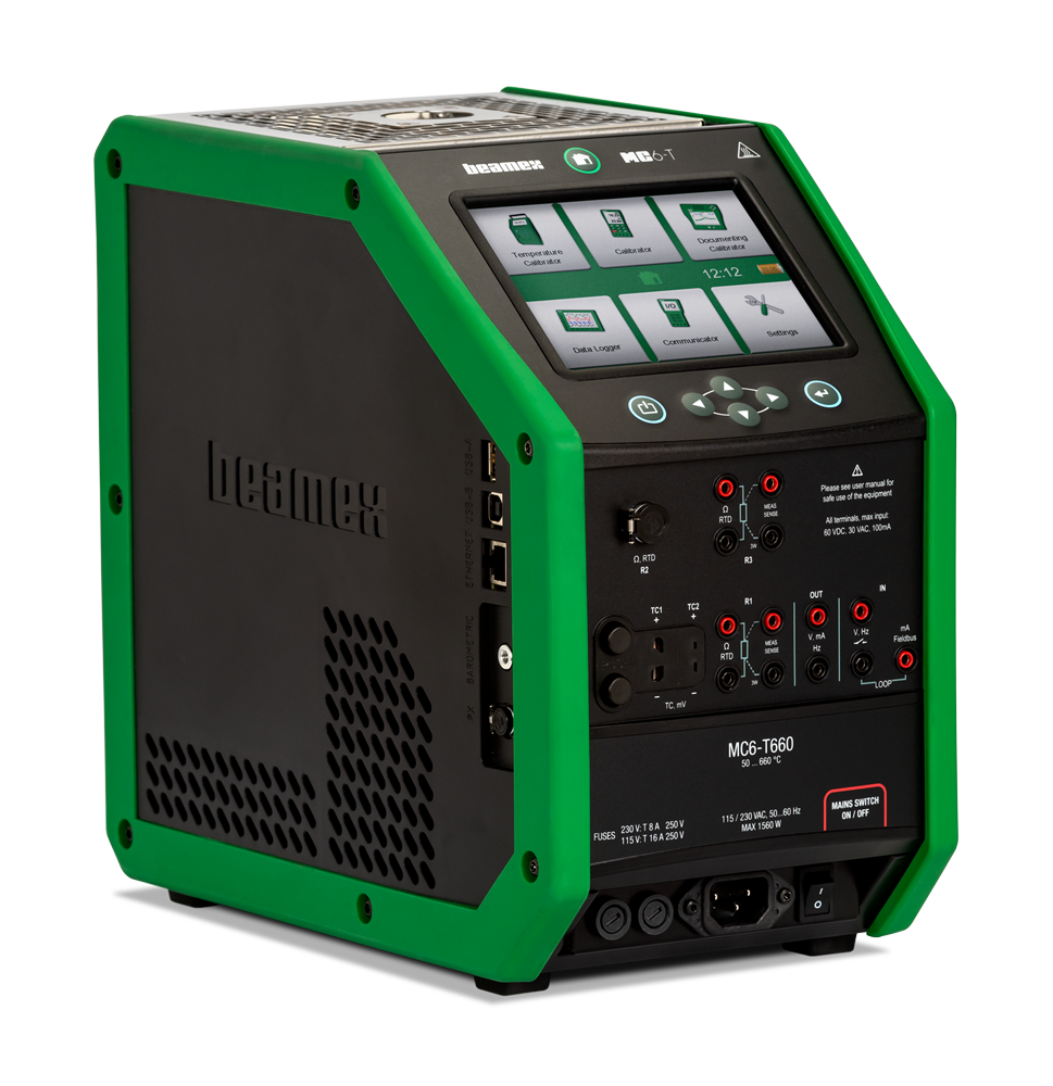 Beamex MC6-T advanced temperature calibrator and communicator