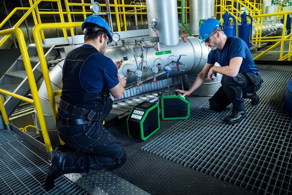 Intrinsically safe calibrator