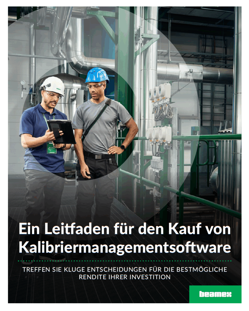 Cover Leitfaden für Kalibriermanagementsoftware
