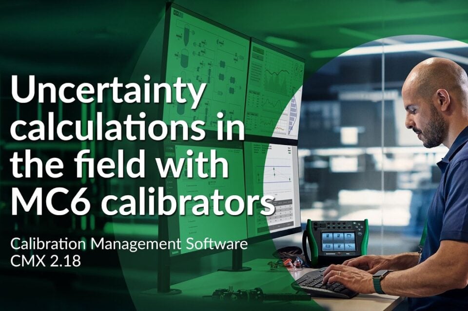 Beamex CMX - Uncertainty calculations in the field with MC6 calibrators