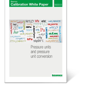 Pressure units and pressure unit conversion - Beamex white paper