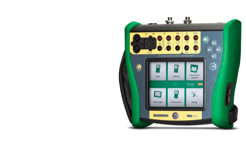 Intrinsically safe calibrator and communicator - Beamex MC6-Ex as a pressure calibrator